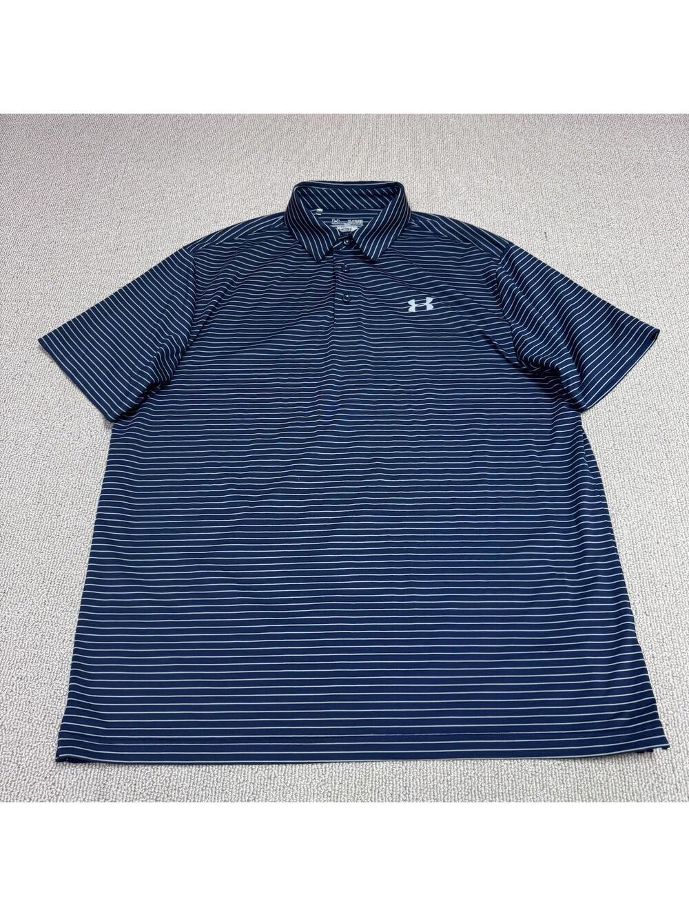 Under Armour Polo Men’s Blue Short Sleeve Size XL